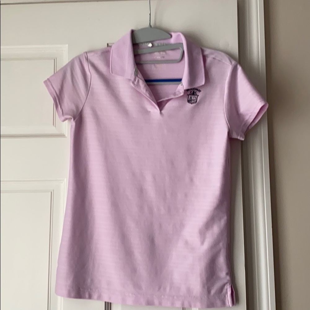 Light pink golf/tennis polo